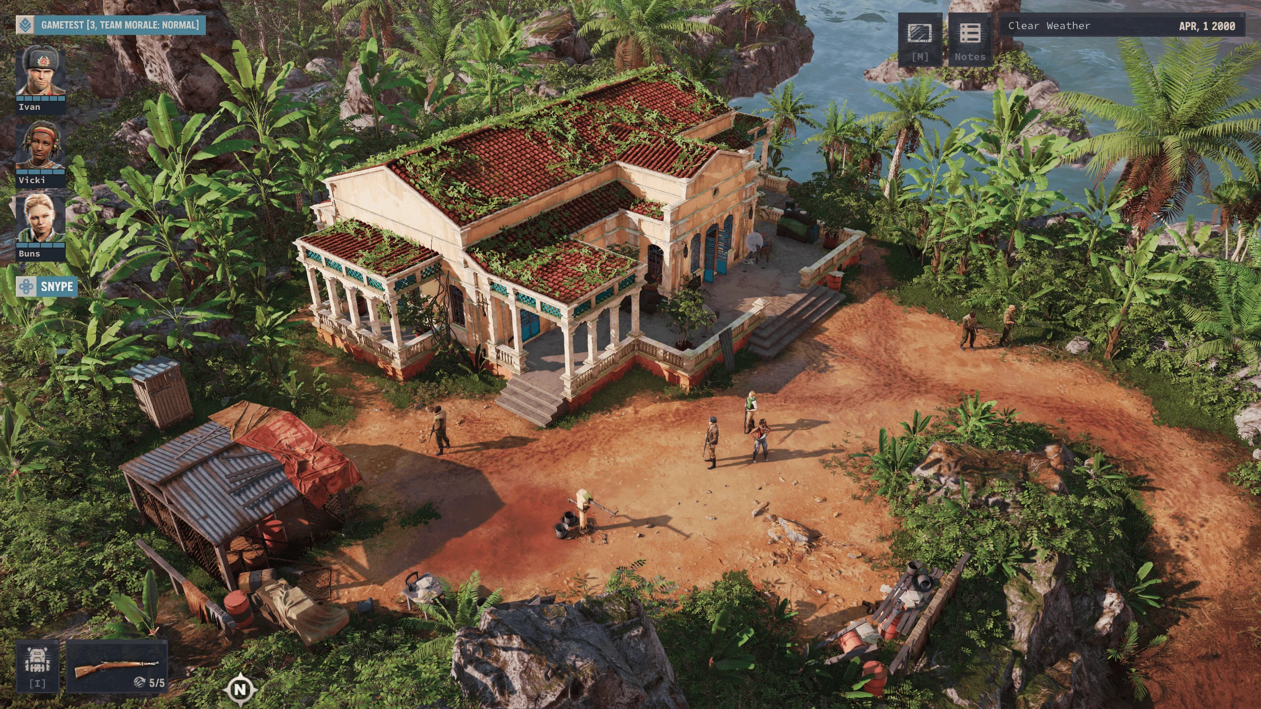 JA3: Rainforest. Rocks. Rebel Base