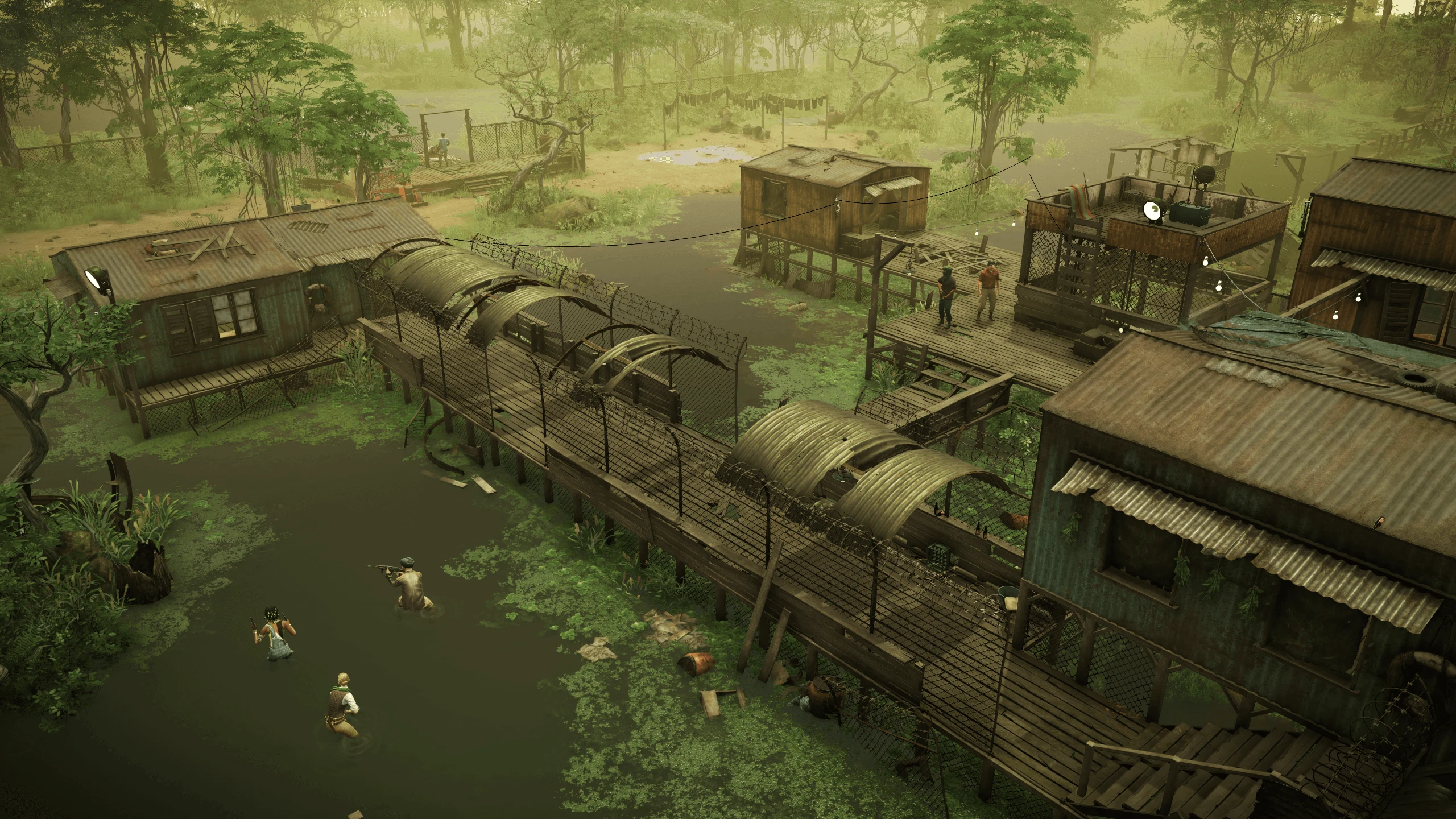 JA3: Swamp. Settlement. Bandits