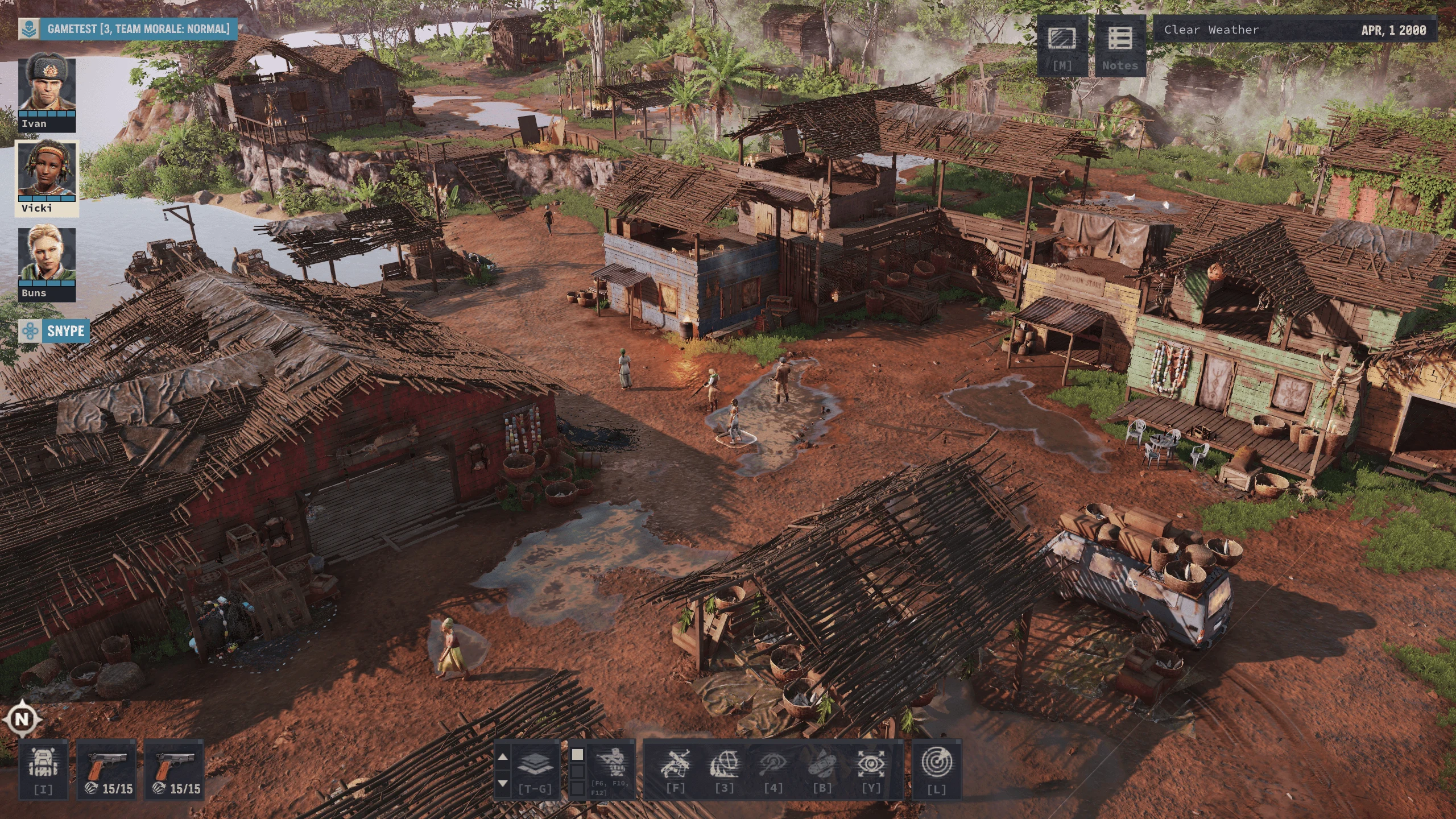 JA3: Chickens, puddles, fishermen's huts