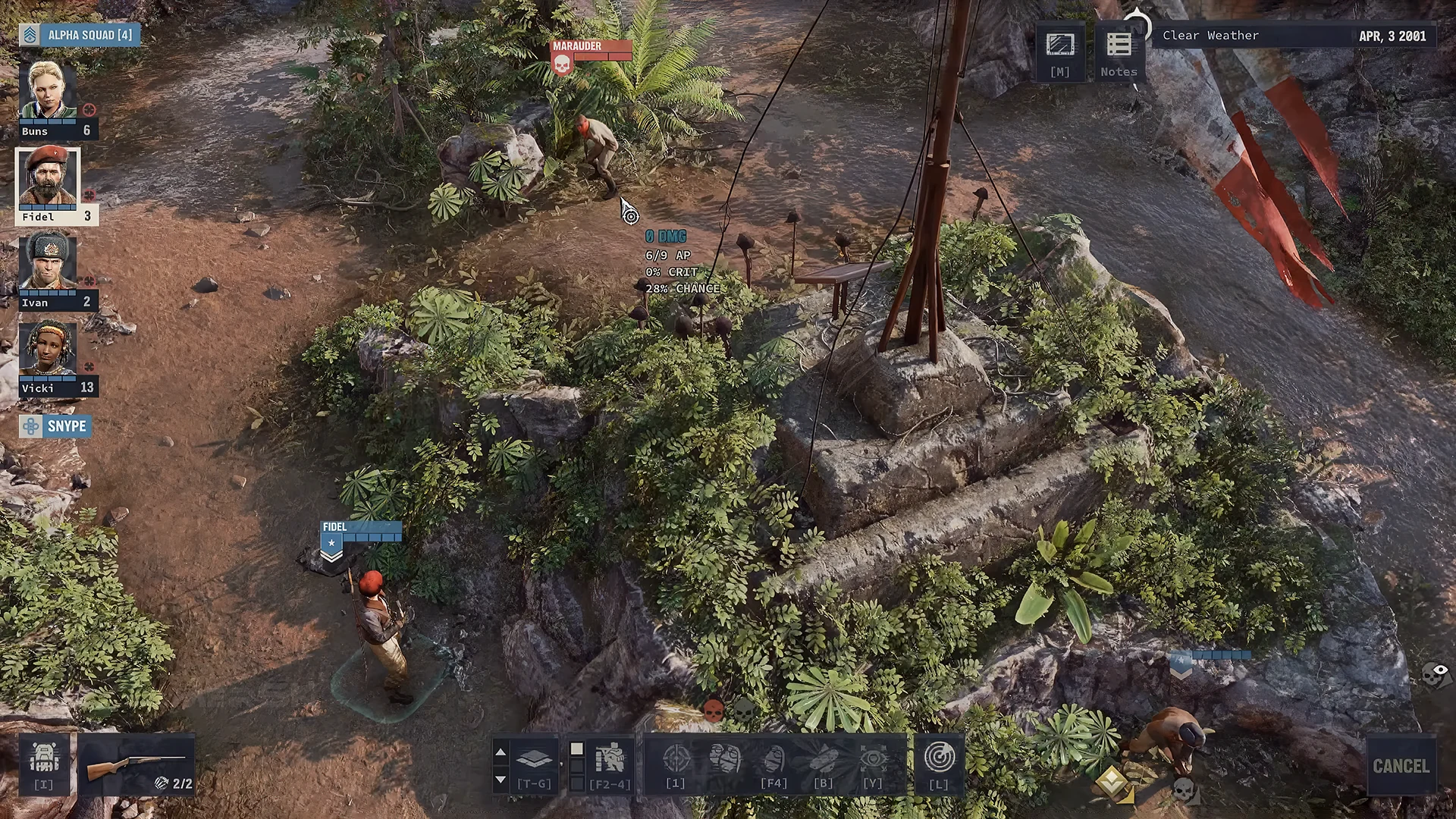 JA3: Turn-based combat. Fidel