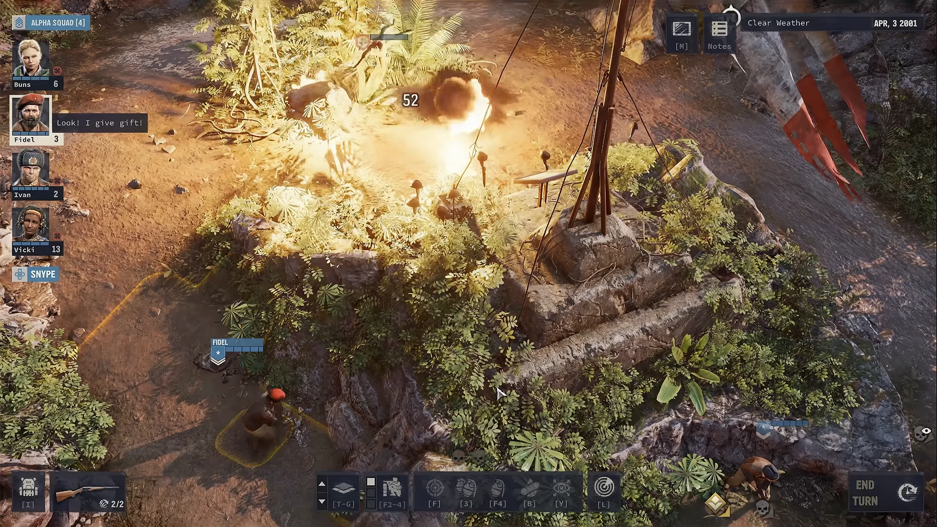 JA3: Turn-based combat. Fidel