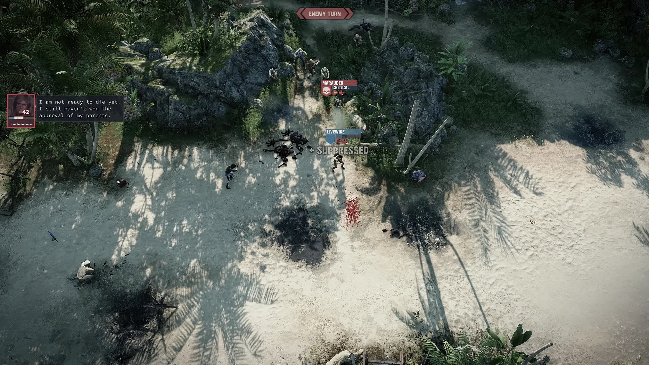 JA3: Battle on the shore of the gulf. It hurts, bitch!