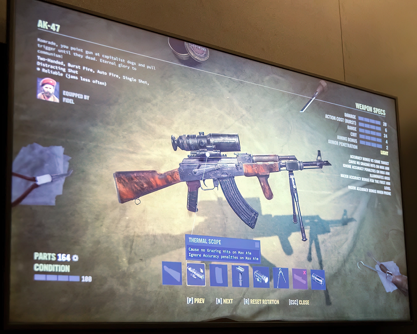 JA3: AK-47. Expansion slots