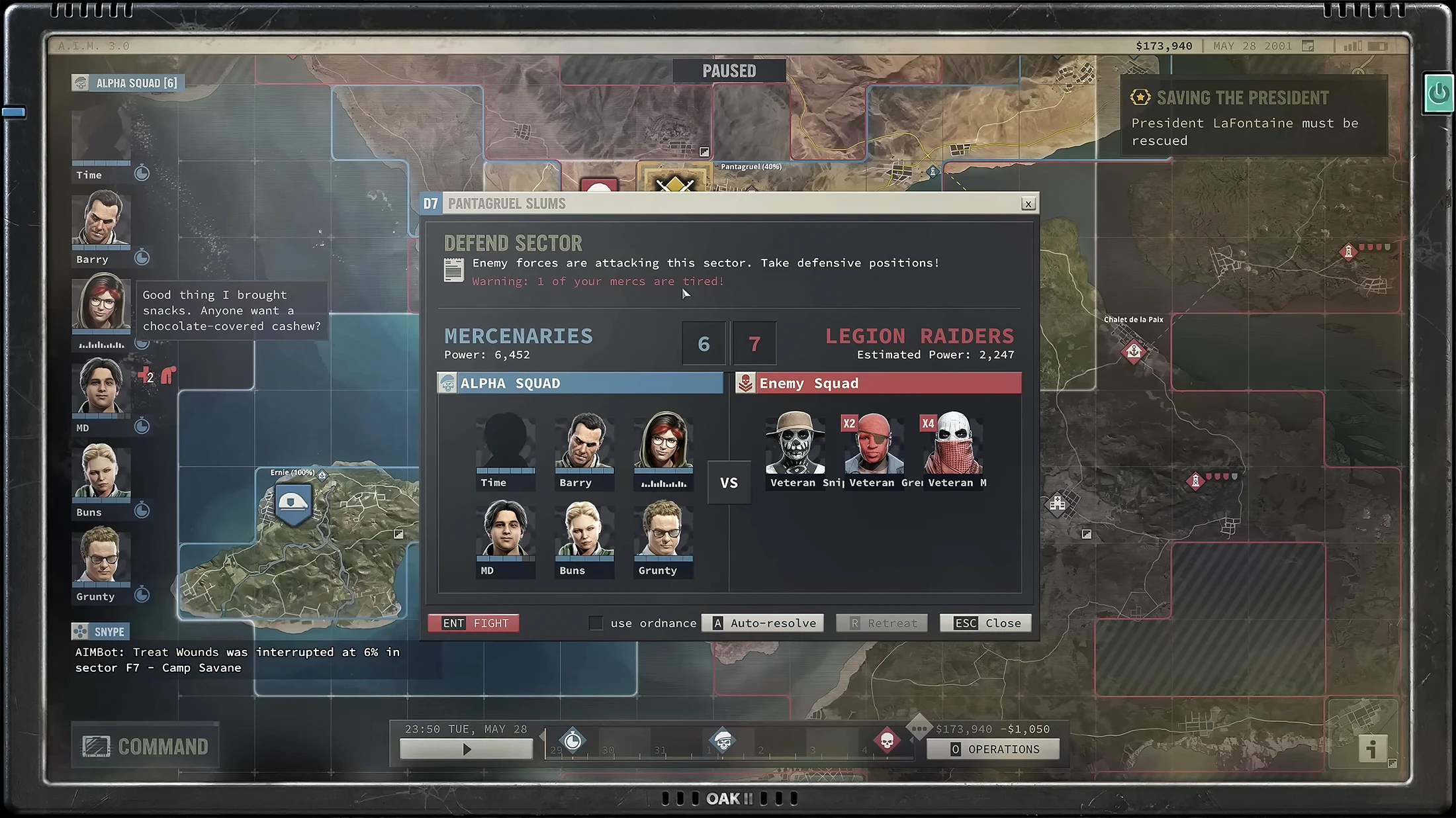 JA3: The slums of Pantagruel. Defend sector